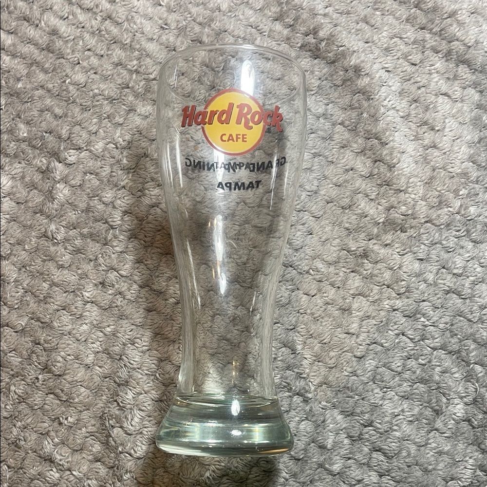 Hard Rock tampa Florida grand opening Cafe Logo Pint Glass